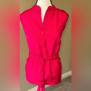 Merona Women's Bright Pink Sleeveless Blouse